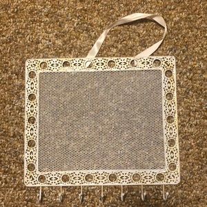 Rustic Metal jewelry, earring, & necklace hanger